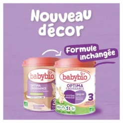 Babybio Optima Croissance lait 3ème âge bio