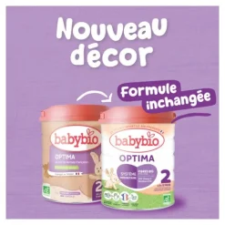 Babybio Optima Lait 2ème âge Bio