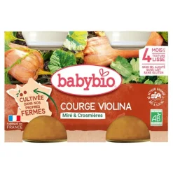 Babybio Petits Pots bébé Courge violina Bio