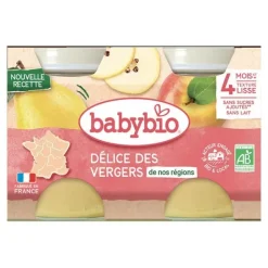 Babybio Petits Pots bébé Délice des vergers