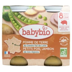 Babybio Petits pots Bébé Légumes et Jambon