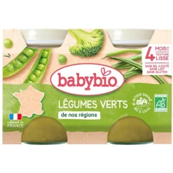 Babybio Petits Pots bébé Légumes verts bio