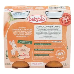 Babybio Petits Pots bébé Petits légumes Boulghour Poulet Lait de coco