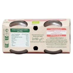 Babybio Petits Pots bébé Pomme Grenade bio