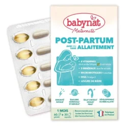 Babynat Maternité Post Partum gélules + capsules
