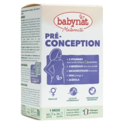 Babynat Maternité Pré Conception gélules + capsules