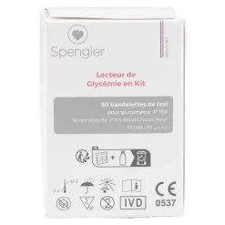 Bandelettes pour lecteur de glycémie Spengler JT100
