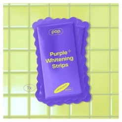 Bandes de blanchiment des dents violettes POP