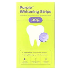 Bandes de blanchiment des dents violettes POP