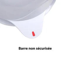 Barre d'appui à ventouse 29 cm