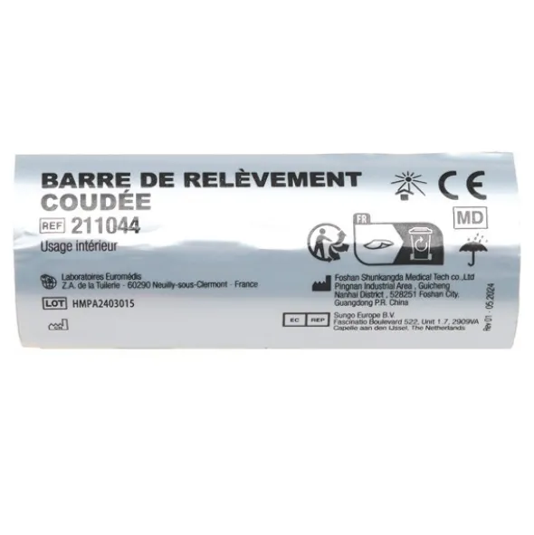 Barre de relèvement coudée