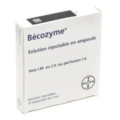 Bayer Becozyme solution injectable ampoules