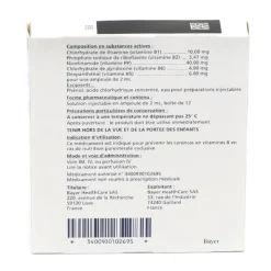 Bayer Becozyme solution injectable ampoules
