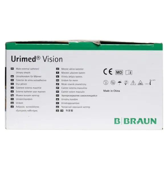 B Braun Urimed Vision Étuis péniens auto-adhésifs x30