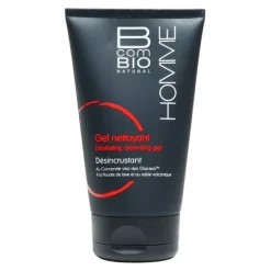 BcomBio Homme Gel nettoyant à la poudre de lave et au sable volcanique