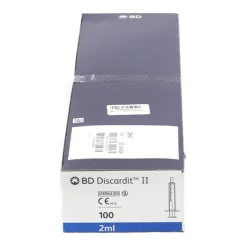 BD Discardit II seringue 2 pièces x100