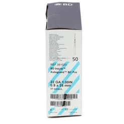 BD Insyte Autoguard Blood Control cathéter 50 unités