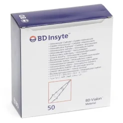 BD Insyte cathéters sans ailettes 50 unités