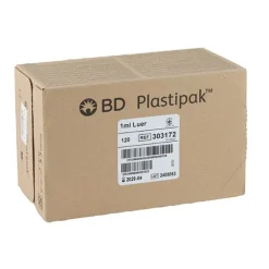 BD Plastipak seringues 3 pièces embout centré 120 unités