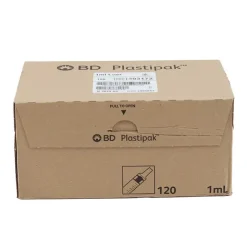 BD Plastipak seringues 3 pièces embout centré 120 unités