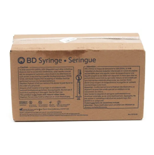 BD Plastipak seringues 3 pièces Luer Lock