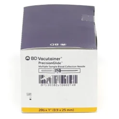 BD Vacutainer aiguille de prélèvement sanguin x 100