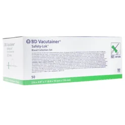 BD Vacutainer Safety Lok unité de prélèvement sécurisé 50 unités