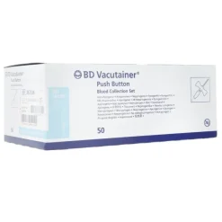 BD Vacutainer unité de prélèvement sécurisée Push Button 50 unités