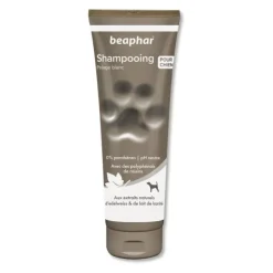 Beahphar Shampooing pelage blanc pour chien