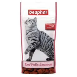 Beaphar Exo Poils Saumon friandises au malt