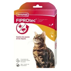 Beaphar Fiprotec chat pipettes anti puce