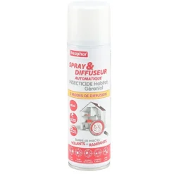 Beaphar Spray et diffuseur automatique Insecticide Habitat