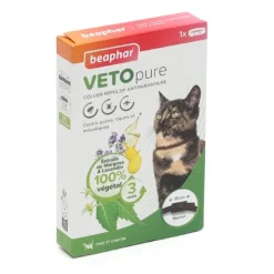 Beaphar Vetopure Collier répulsif antiparasitaire Chat