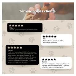 Bella Bestia Masque Kératine chien et chat