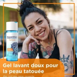 Bepanthen Derma Tattoo Gel lavant tatouage