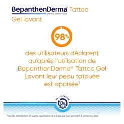 Bepanthen Derma Tattoo Gel lavant tatouage