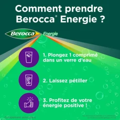 Berocca Energie goût cassis comprimés effervescents