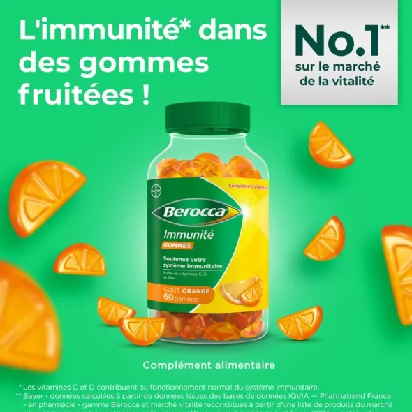 Berocca Immunité gummies