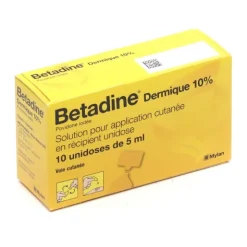 Betadine Dermique 10 % solution unidoses