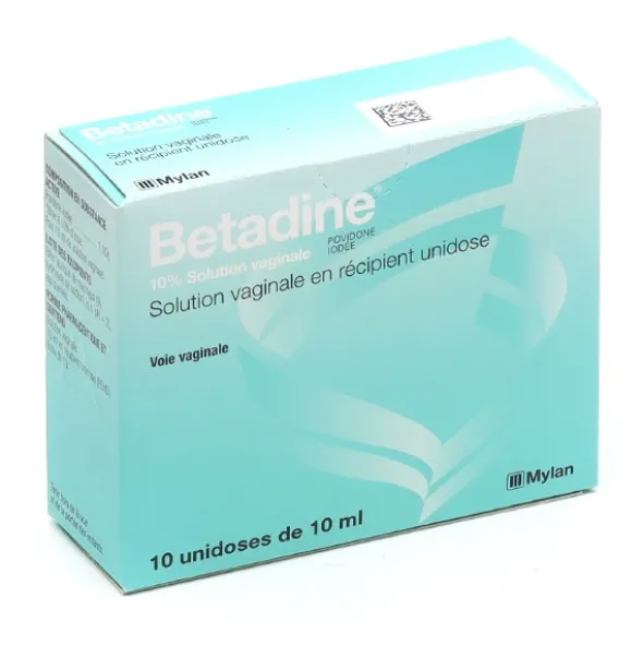 Betadine gynécologique 10 % unidoses