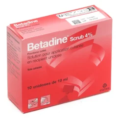 Betadine Scrub 4 % solution moussante unidoses
