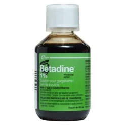 Betadine verte 1 % bain de bouche