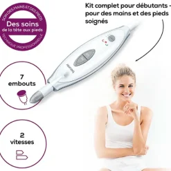 Beurer Set manucure/pédicure avec ponceuse