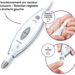 Beurer Set manucure/pédicure avec ponceuse
