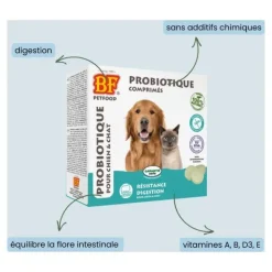 BF Petfood Probiotique chien chat comprimés