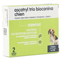 Biocanina Ascatryl Trio Chien comprimés