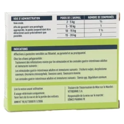 Biocanina Ascatryl Trio Chien comprimés