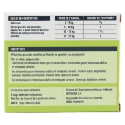 Biocanina Ascatryl Trio Chien comprimés