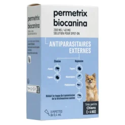 Biocanina Permetrix pipettes anti puce Chien