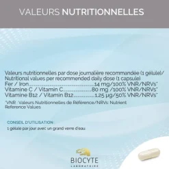 Biocyte Fer Liposomal gélules